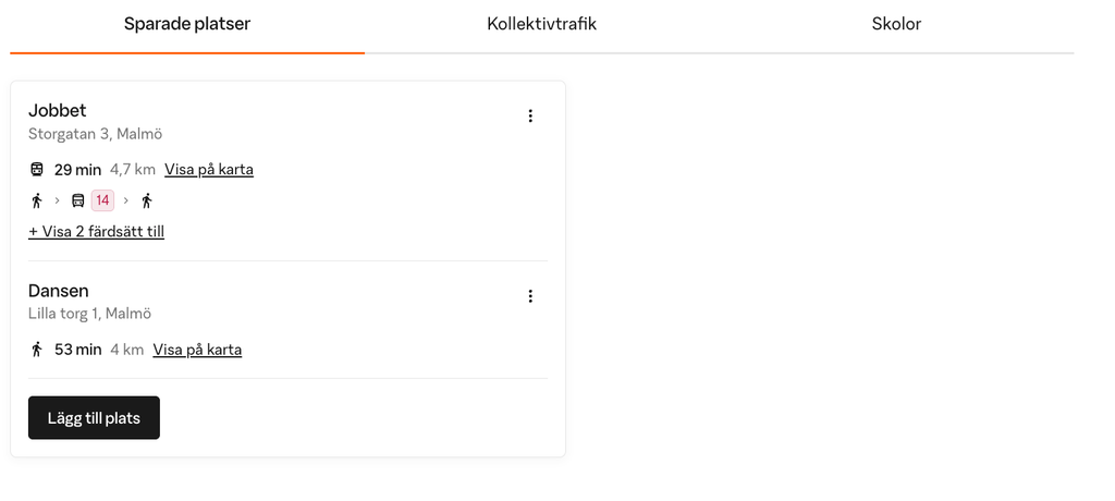 Resiter på Booli